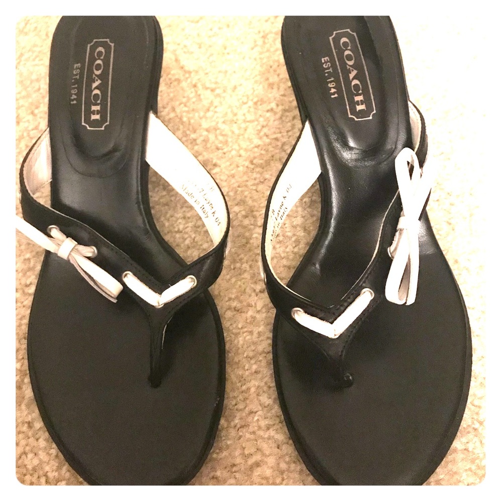 Coach - bow sandals
